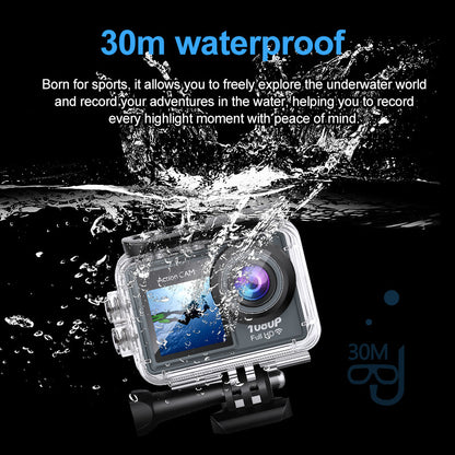Cross-border new high-definition sports camera waterproof wifi Remote Control Outdoor Aerial Photography Camera Helmet Riding Camera