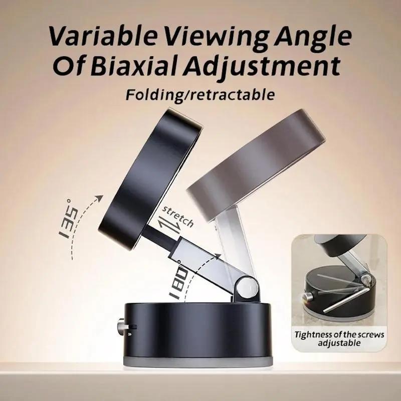 Vacuum Magnetic Phone Holder, Portable Foldable Car Phone Holder, Multifunctional Phone Stand for Car, Home, Office, Phone Accessories, Folding