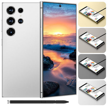 2025 US version C37  phone, Android 15system, 8GB+256GB memory, 6.8-inch HD+display screen, 6800mAh battery, facial recognition unlock, GPS, holiday birthday gifts,,S Pen, compatible with AT&T TMobile, Verizon, Metro by T-Mobile