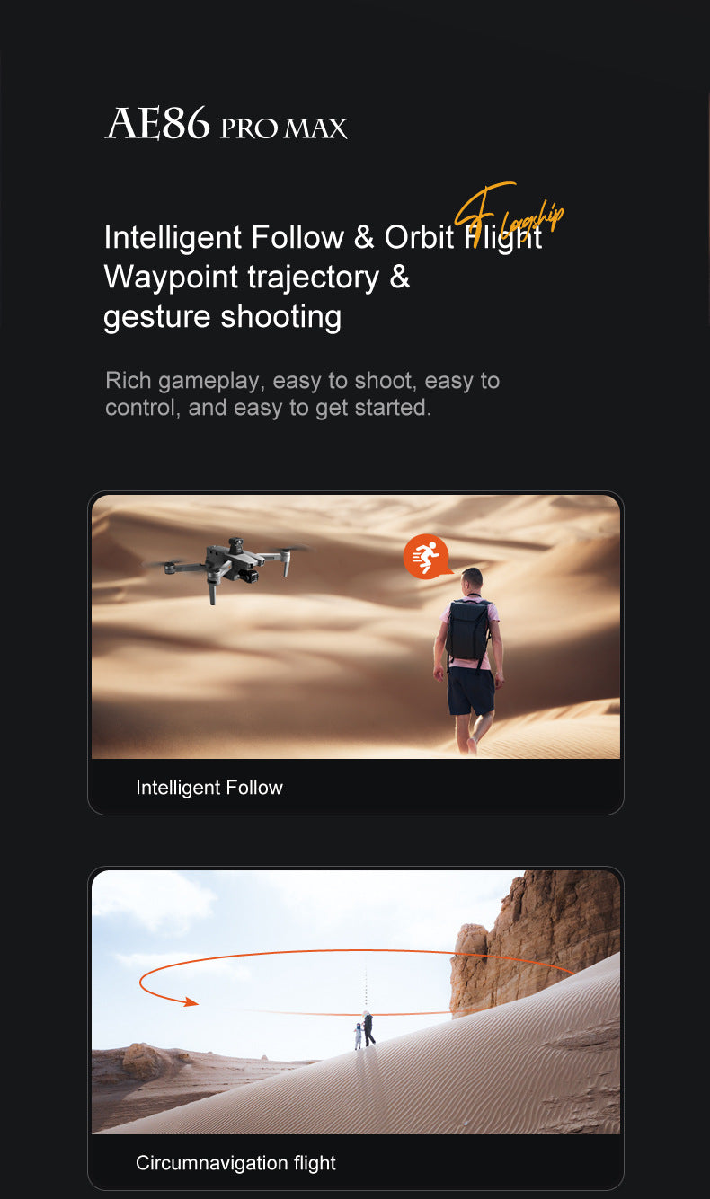 AE86Digital Image Transmission Obstacle Avoidance HD Professional Aerial Photography Drone Anti-Shake Auto Return GPS Remote control aircraft