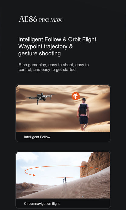 AE86+Digital image transmission with touchscreen obstacle avoidance HD professional aerial photography drone automatic return GPS Remote control aircraft