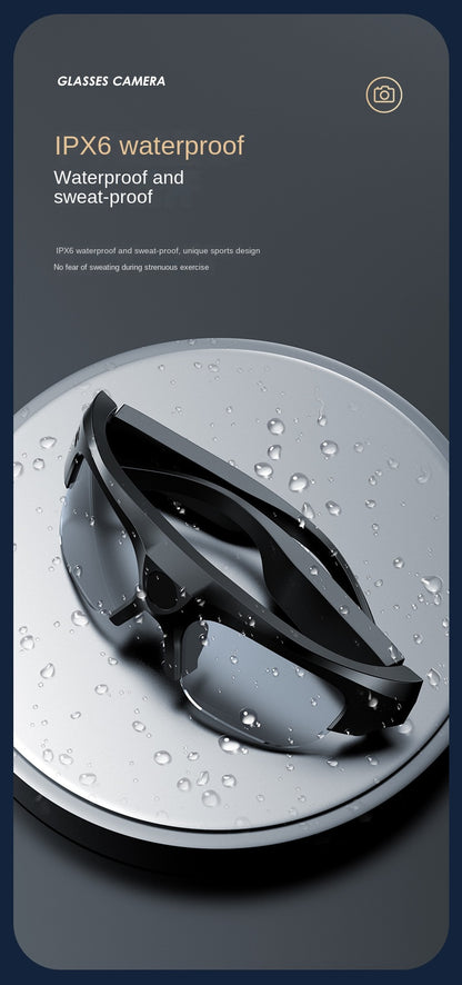 New Anti-Blue Light Audio Wireless DV Sports Camera Running Cycling Music Listening Smart Bluetooth Glasses Headphones