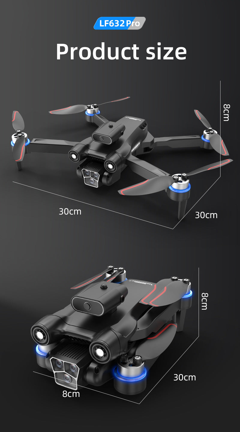 Cross-Border LF632Drone with screen control, optical flow positioning, quadcopter with brushless motor Remote Control Airplane Toy