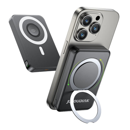 Juyou Electric Folding Stand Magnetic Power Bank 3c Certified Power Bank Fast Charging Multi-Function Wireless Charging Factory