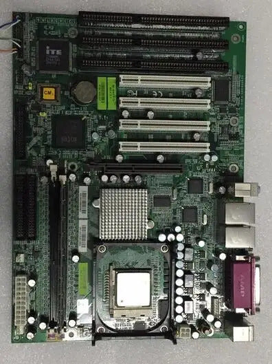 M-845EG REV:3.2 100% OK Original IPC Mainboard  industrial motherboard M-845 with CPU RAM 4*PCI 2*LAN 3*ISA IPC Board AGP