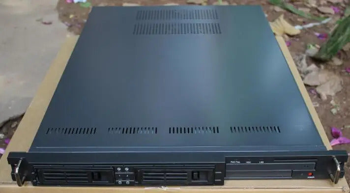 New Embedded 1U IPC Chassis 1U rackmount case depth 630mm For Micro ATX/ATX  17 * 17CM motherboard server firewall computer