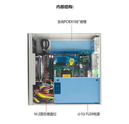 Industrial Control IPC-205VS Vision Industrial Computer 6 Gigabit Multi-Port POE Wall-Mounted Small Industrial Computer