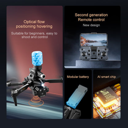 K11Max Drone Brushless Motor Three-Camera Aerial Photography Quadcopter Water Bomb Launch Remote Control Aircraft Drone