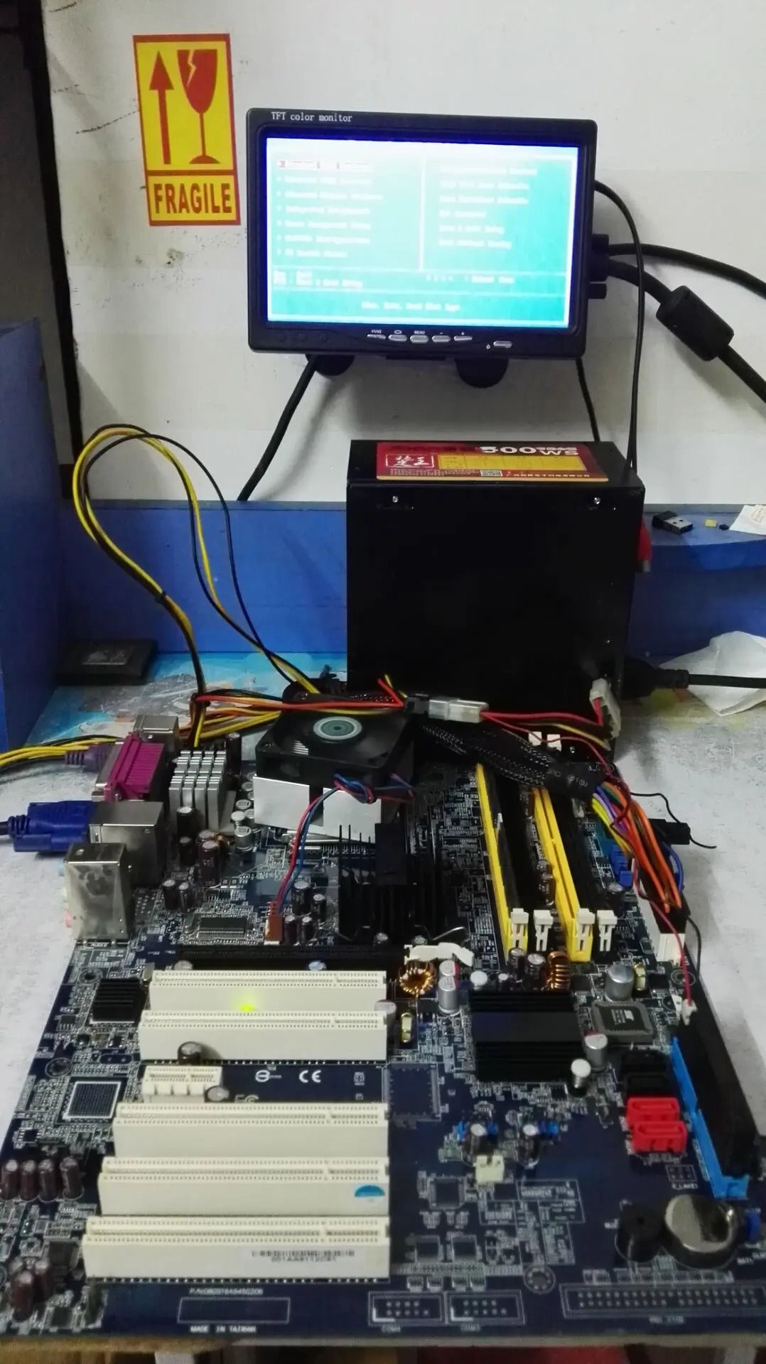 AIMB-763VG 100%OK Original IPC Mainboard AIMB-763VG-00A1E ATX industrial motherboard with CPU RAM VGA 5*PCI 1*LAN IPC Board