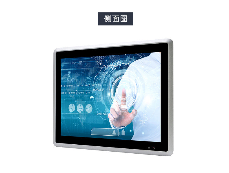 12.1inch Capacitive Industrial Control All-in-One Machine 5-Port POE4 Serial Port J6412 Embedded Industrial Tablet Computer