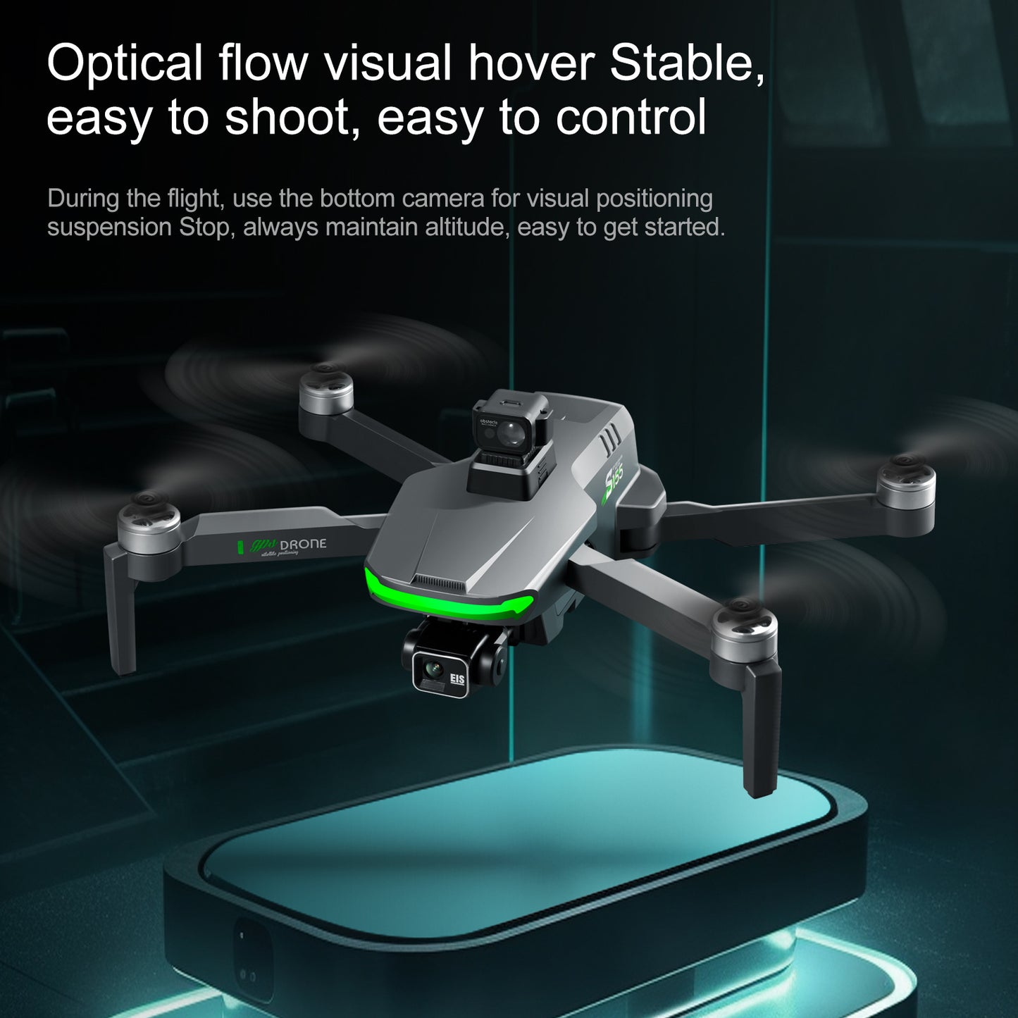 Cross-Border S155Relay Brushless Drone Laser Obstacle Avoidance Three-axis Anti-shake Gimbal GPS Return to Position Drone