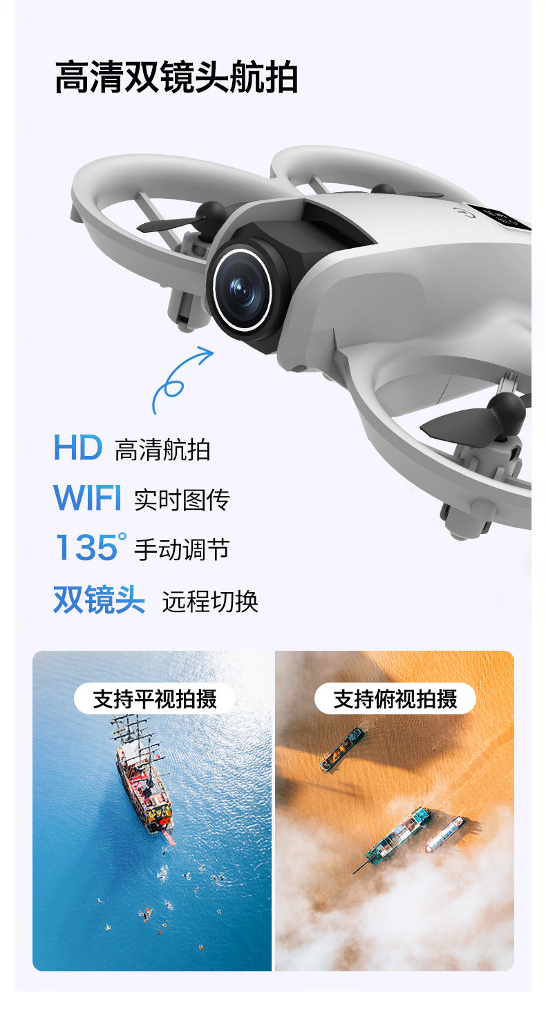 Cross-Border T3Drone Aerial Photography HD Remote Control Aircraft Dual Camera Lighting mini Fixed Height Aerial Photography Drone RC Model