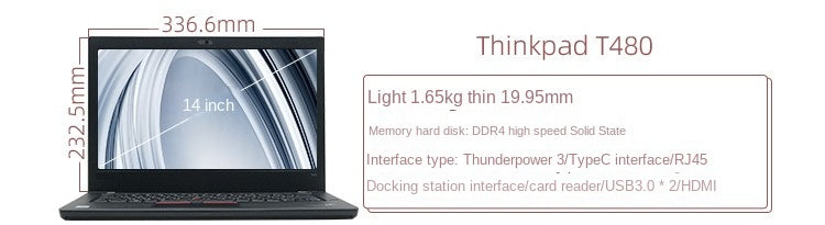 Laptop Lenovo ThinkPad T490S Ultrabook i BM 14inch i7 Quad Core T480S T14S
