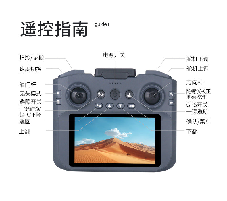 Cross-Border S158Drone remote control with screen brushless motor HD aerial photography GPS Intelligent Positioning Remote Control Drone