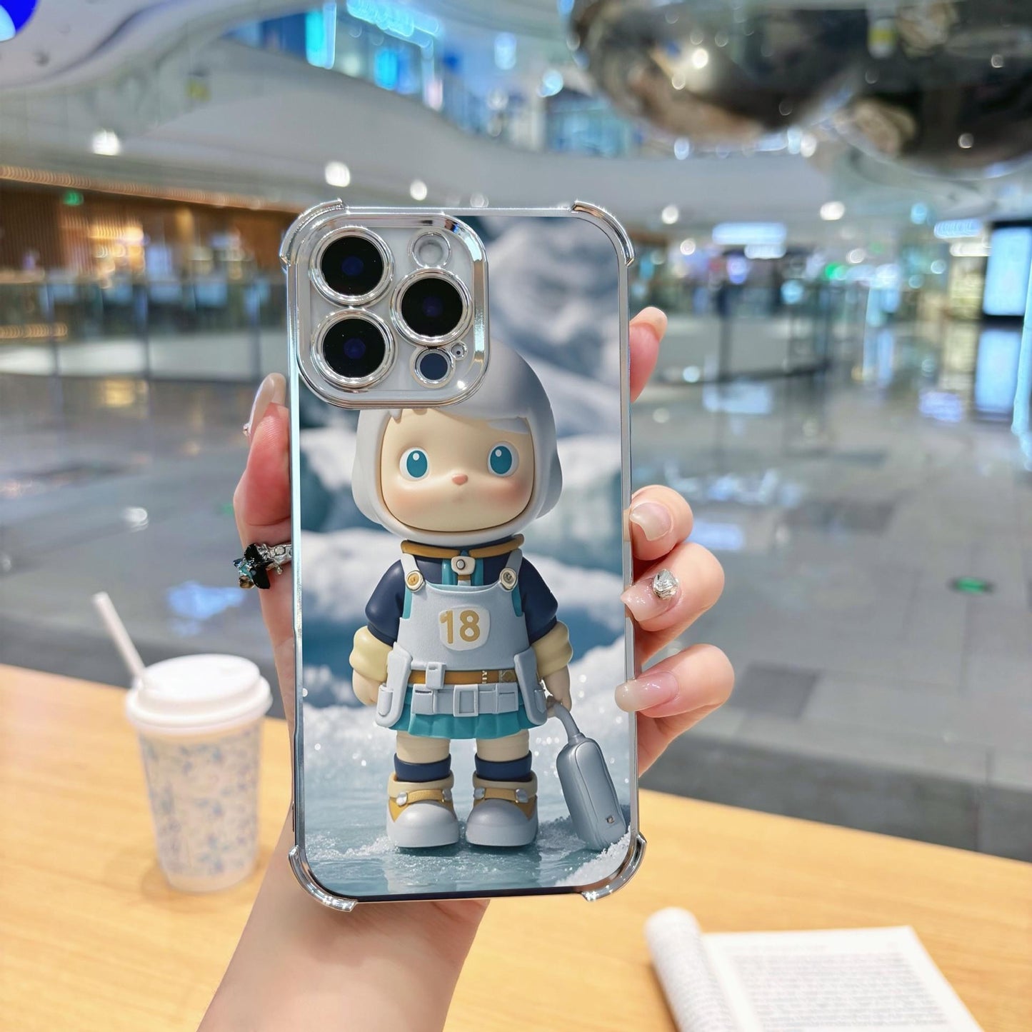 Glossy Oil Suitable for iPhone 17 Pro Max Phone Case 16P 15 12 14 13 11 Four-corner Anti-drop Electroplated Cross-border Outdoor