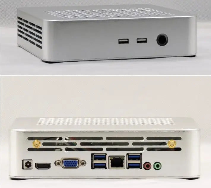 10/11/12/13th i3/i5/i7 12650H Intel Core CPU Aluminum alloy MINI BOX PC portable office home game small Computer wall-mounted