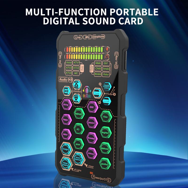 Hosabely SK9 Small Handheld Sound Card Set