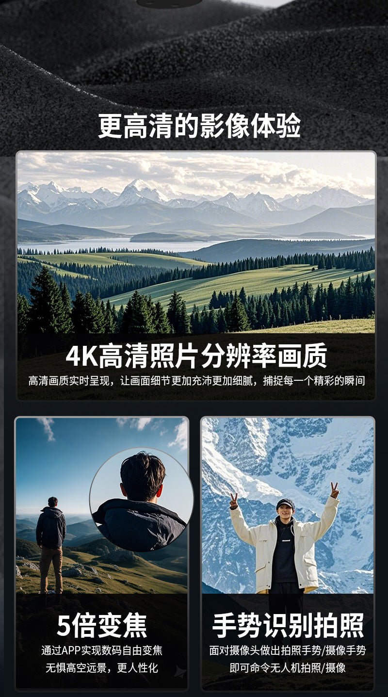 Cross-Border AE3Drone remote control with screen brushless GPS Three-axis gimbal Obstacle Avoidance Drone Remote Control Aircraft