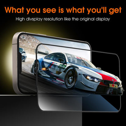 TIDEOK 2 Pack Screen Protector for iPhone 16/15/14/13-10s Fast Install, 9H Hardness, Auto Dust Removal, Bubble-Free, HD Clear, Anti-Spy & Anti-Fingerprint