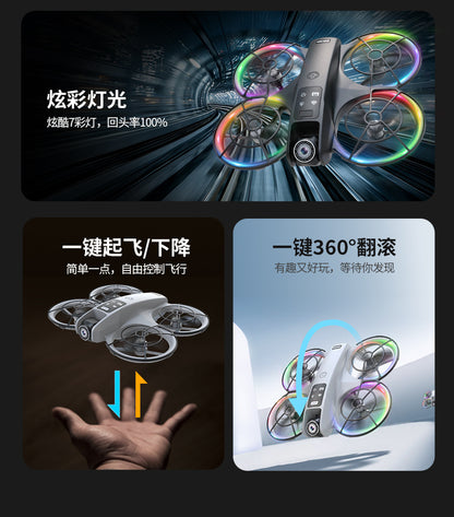 Cross-Border K200 Drone Brushless with Screen Aerial Photography Aircraft Optical Flow Positioning Color Light Full Protection Remote Control Plane